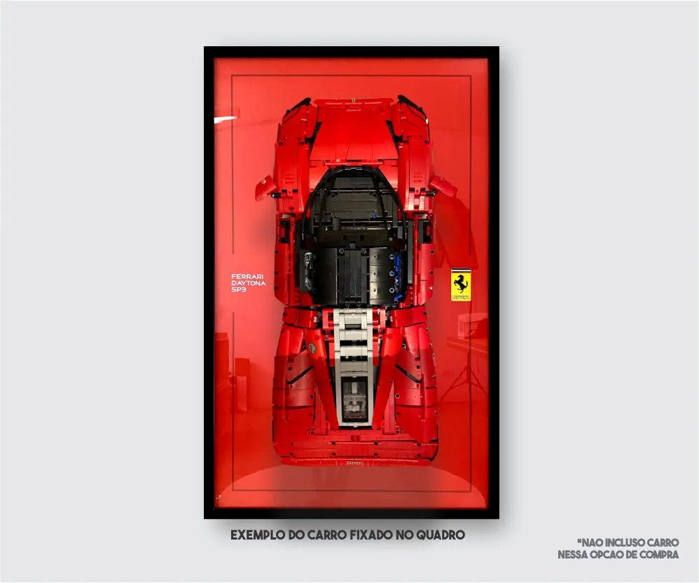 Quadro Funparts - Ferrari Daytona SP3 Vermelha (3778 pcs) - Brics Craft