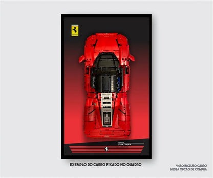 Quadro Funparts - Ferrari Daytona SP3 Vermelha (3778 pcs) - Brics Craft