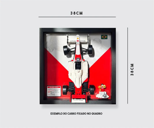 Quadro Funparts - Fórmula 1 - McLaren MP4/4 + Ayrton Senna (693 pçs) - Brics Craft