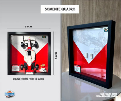 Quadro Funparts - Fórmula 1 - McLaren MP4/4 + Ayrton Senna (693 pçs) - Brics Craft