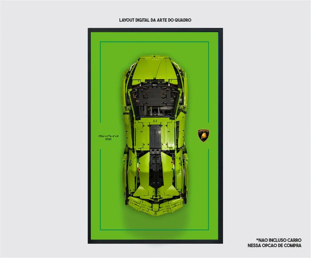 Quadro Funparts - Lamborghini Sián FKP 37 (3696 pcs) - Brics Craft