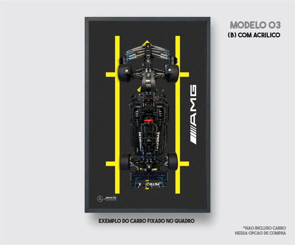 Quadro Funparts - Mercedes-AMG F1 W14 (1642 pçs) - Brics Craft