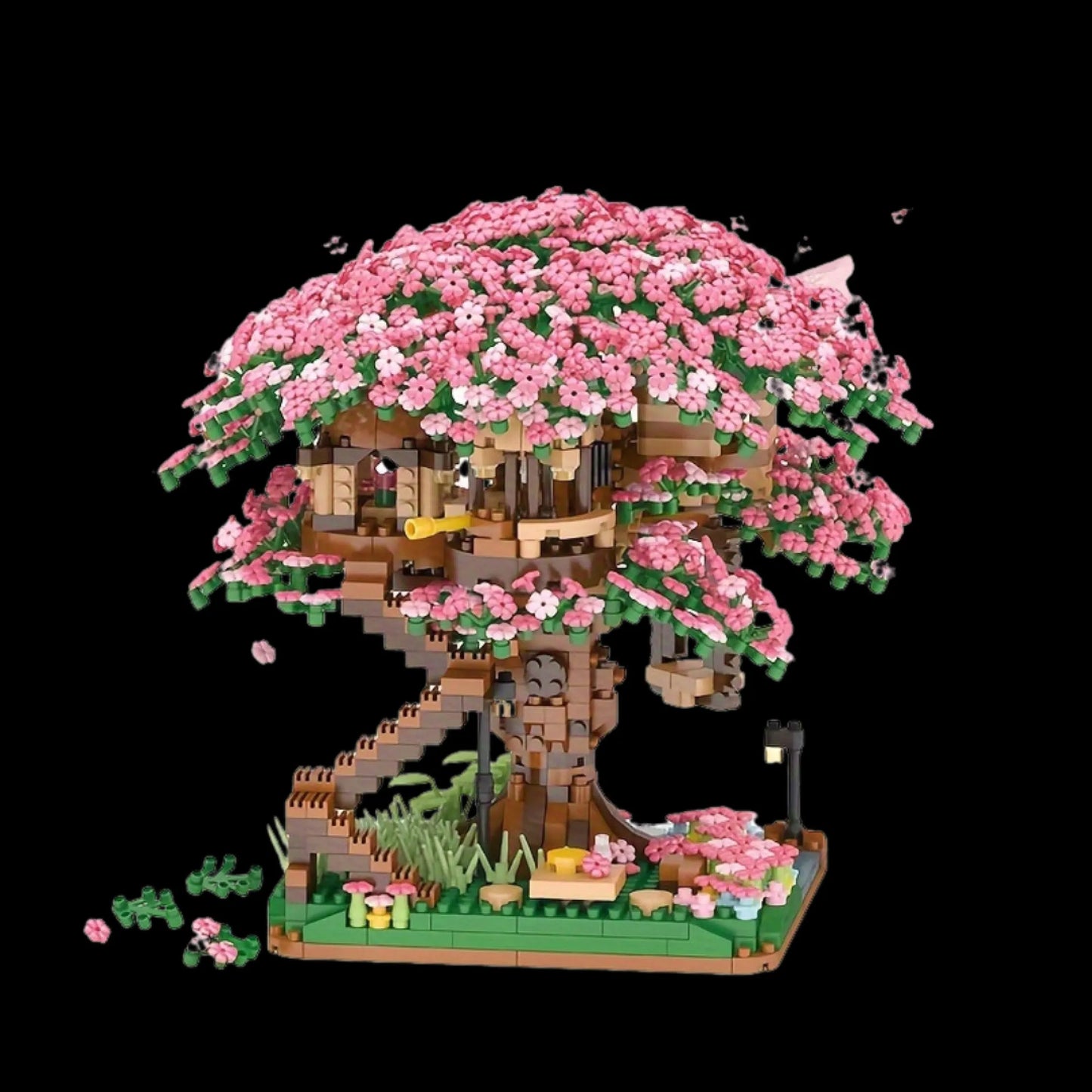 Sakura "Cerejeira" com Luzes (2138 micro-peças) - Brics Craft