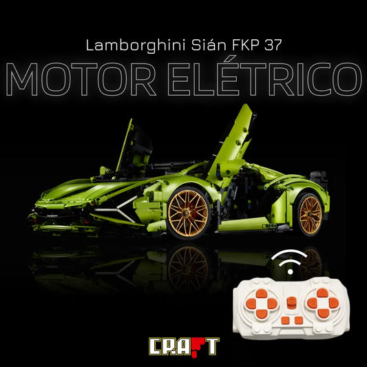 Super Kit Motor Elétrico para a Lamborghini Sián FKP 37 (3696 pcs) - Brics Craft