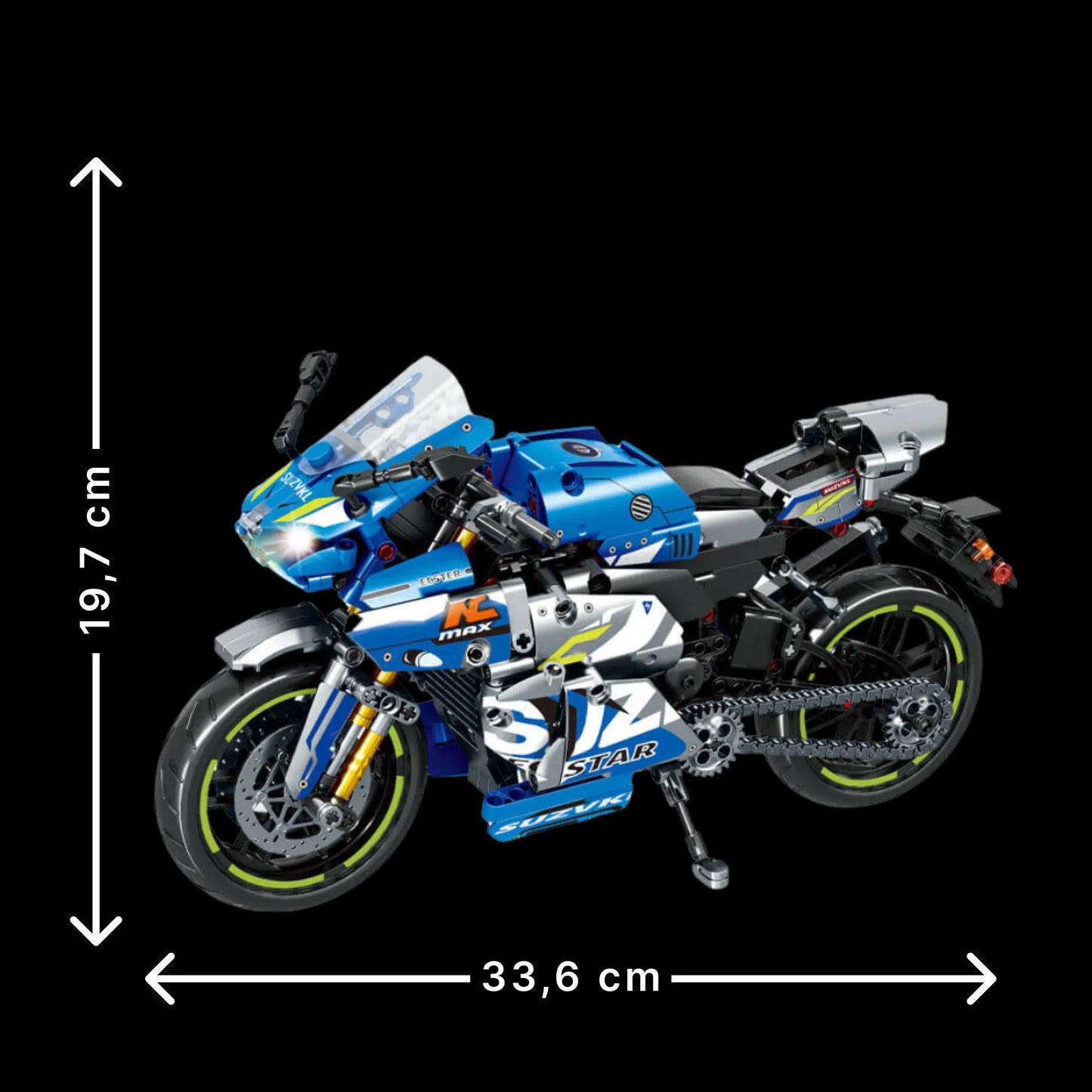 Suzuki GSX-R (823 pçs) - Brics Craft