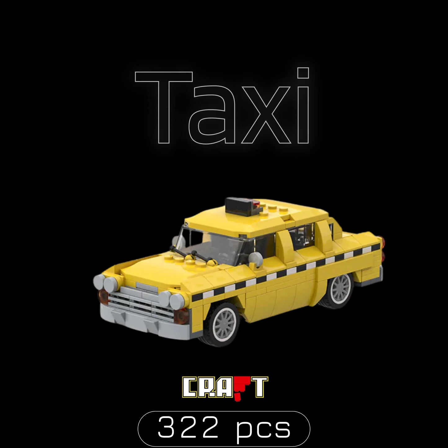 Taxi (322 pçs) - Brics Craft