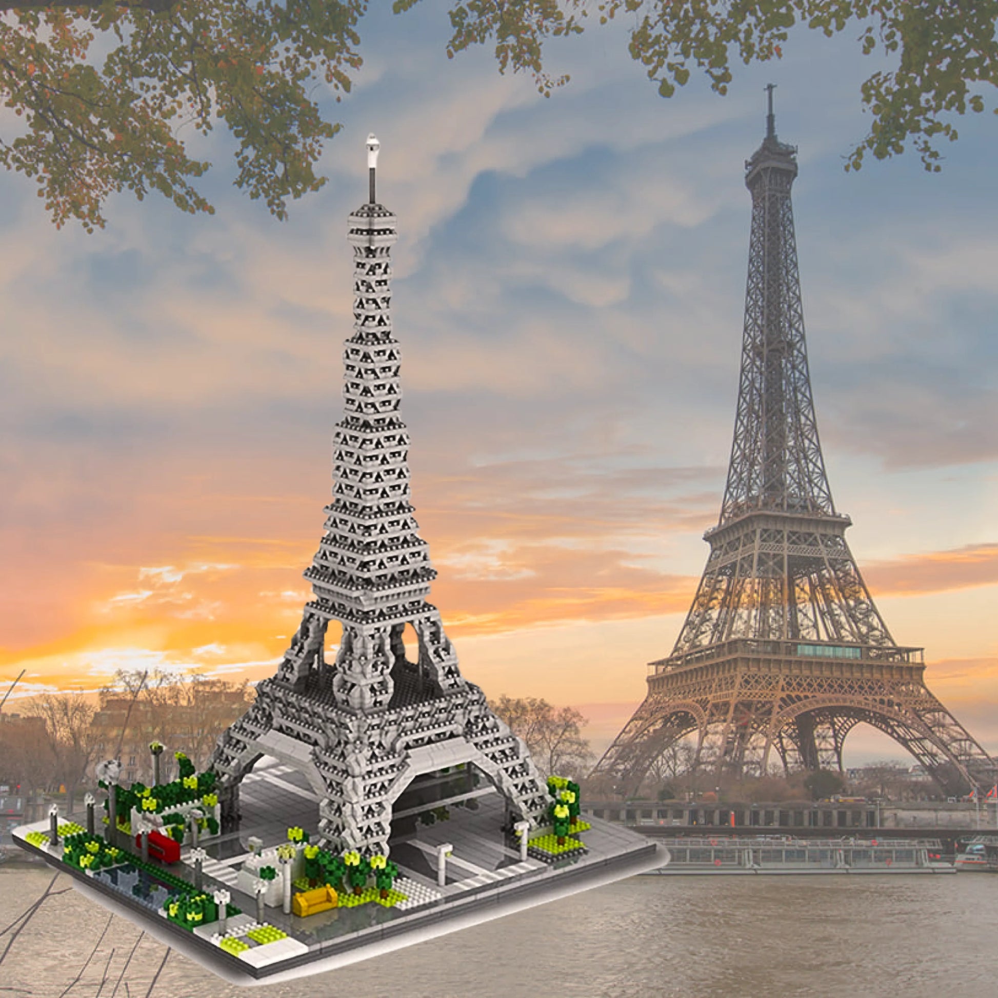 Torre Eiffel (3585 micro-peças) - Brics Craft