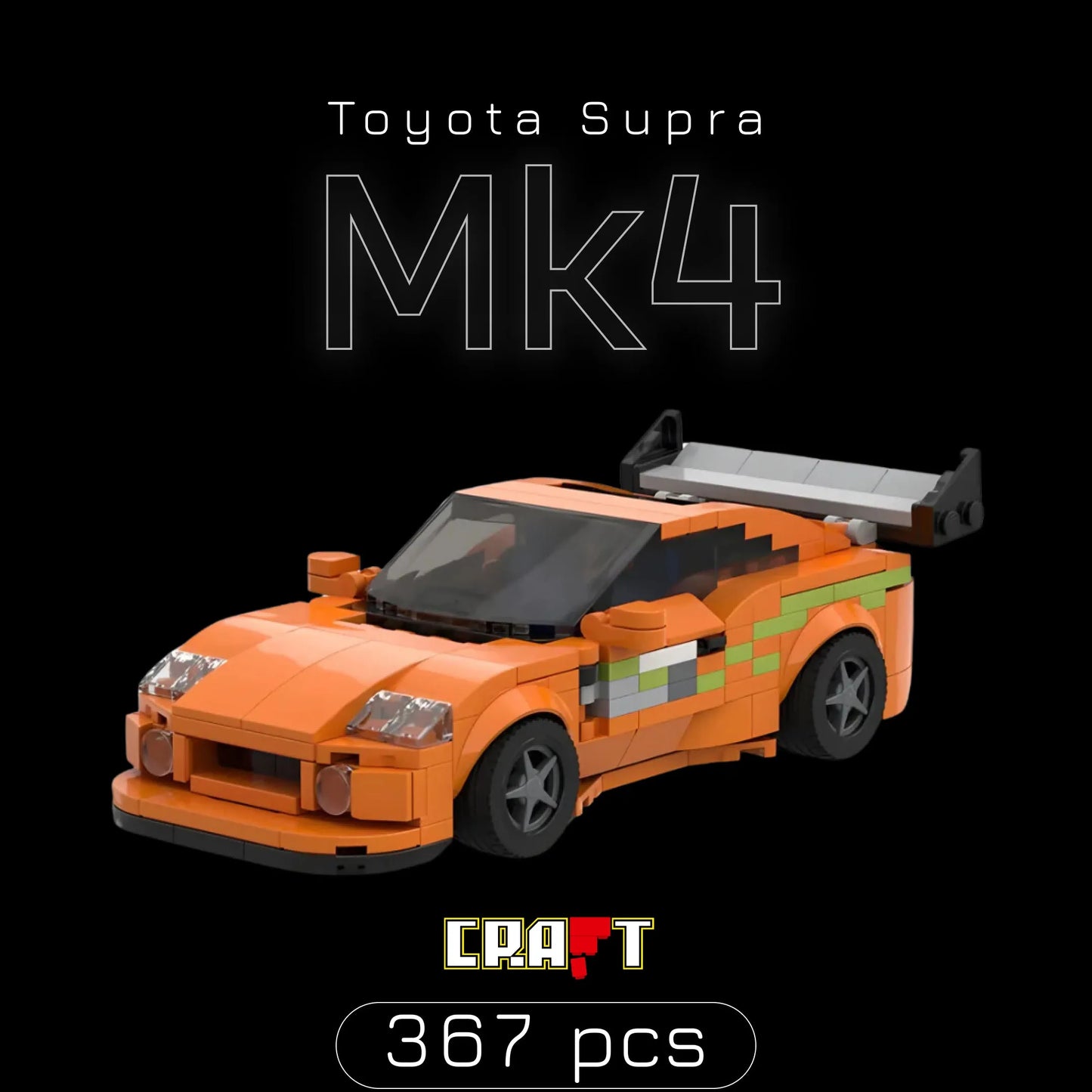 Toyota Supra Mk4 (367 pçs) - Brics Craft