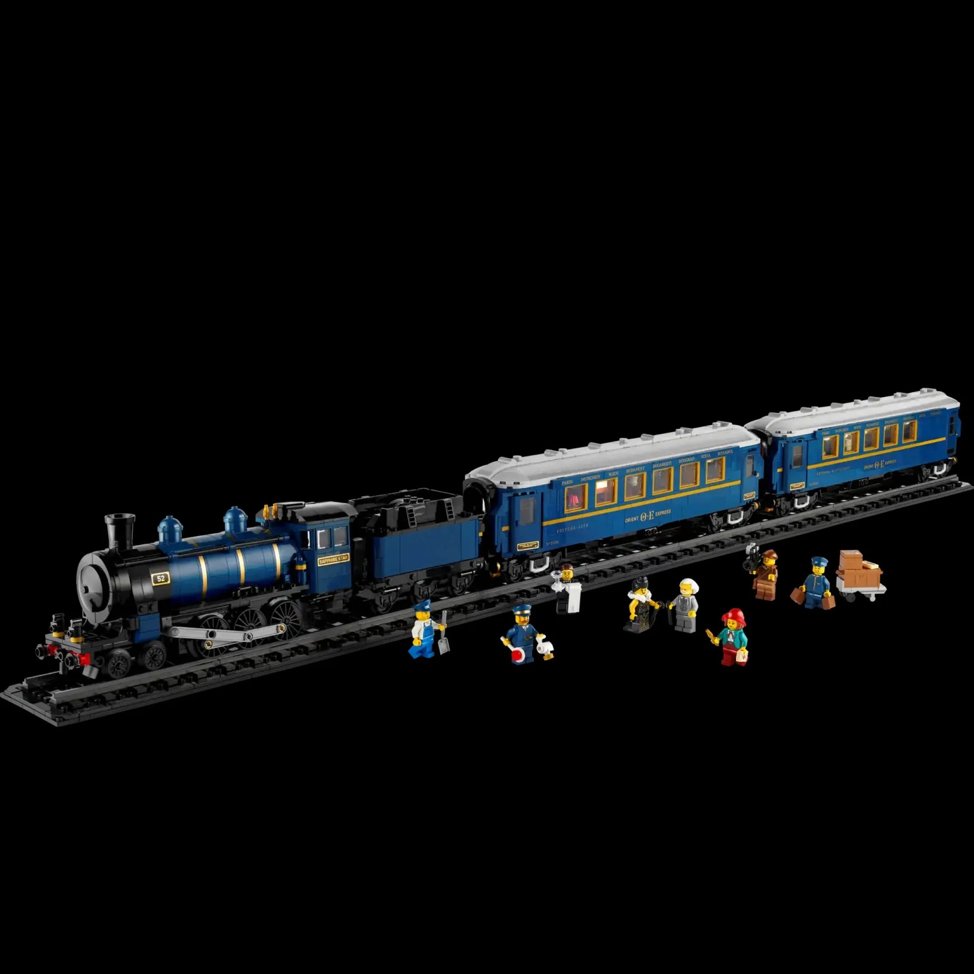 Trem Expresso do Oriente (2540 peças) - Brics Craft