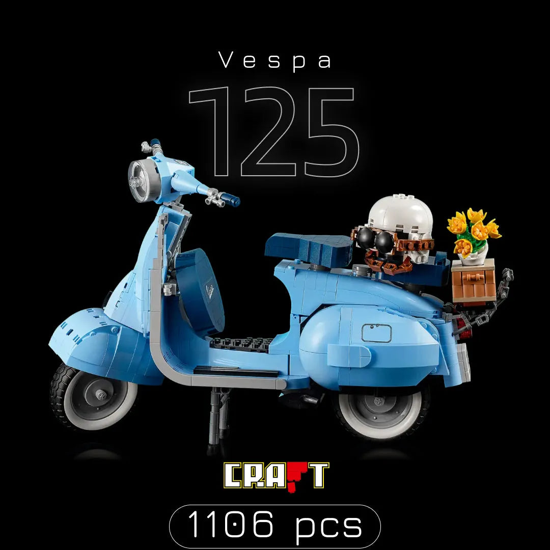 Vespa 125 (1106 peças) - Brics Craft