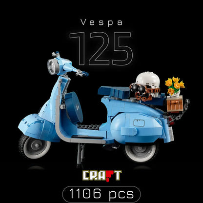 Vespa 125 (1106 peças) - Brics Craft